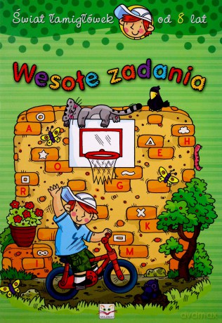 Wesołe zadania 8 lat - Świat łamigłówek [KSIĄŻKA]