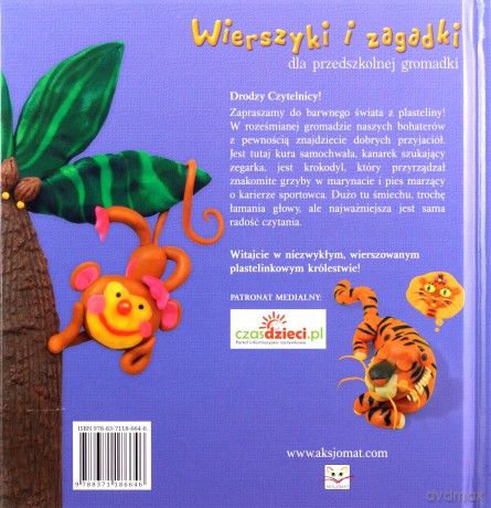 Wierszyki i zagadki dla przedszkolnej gromadki (oprawa twarda) [KSIĄŻKA]