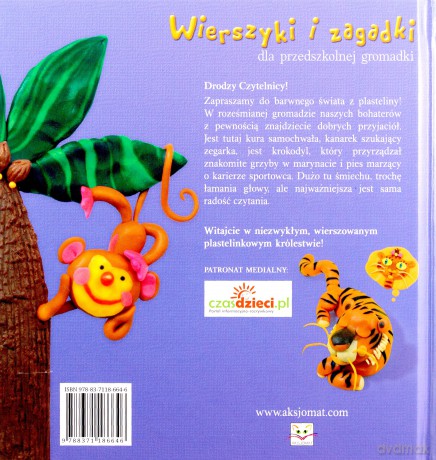 Wierszyki i zagadki dla przedszkolnej gromadki (oprawa twarda) [KSIĄŻKA]