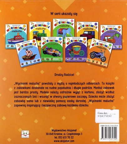 Wycinanki malucha cz. 9 [KSIĄŻKA]