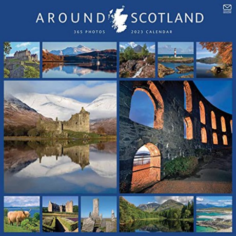 Around Scotland in 365 Days Calendar 2023 [KALENDARZ]