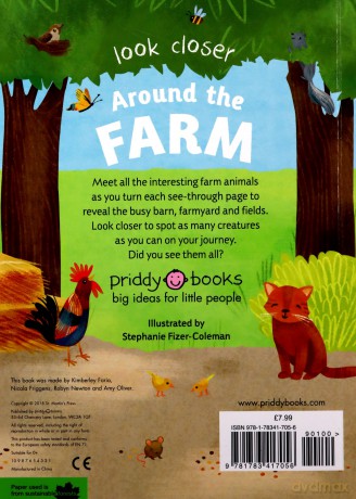 Around the Farm (Look Closer) - Roger Priddy [KSIĄŻKA]