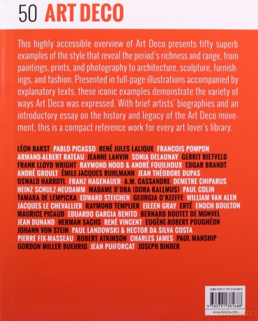 Art Deco: 50 Works of Art You Should Know (50 Works of Art You Should Knw) (50 You Should Know) - Lynn Federle Orr [KSIĄŻKA]