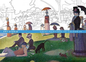 Art Studio: Great Paintings to Colour In - Anonyme [KSIĄŻKA]