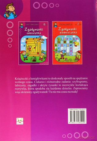 Zgadywanki ośmiolatka - Świat łamigłówek od 8 lat [KSIĄŻKA]