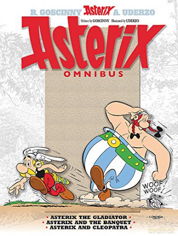 Asterix Omnibus 2: Asterix The Gladiator, Asterix and The Banquet, Asterix and Cleopatra - René Goscinny [KSIĄŻKA]