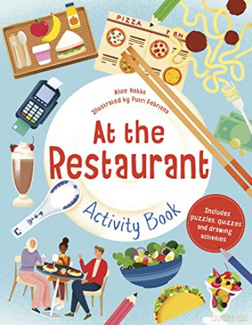 At the Restaurant Activity Book - Alice Hobbs [KSIĄŻKA]