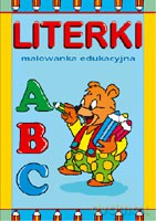 Literki - malowanka edukacyjna [KSIĄŻKA]