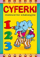 Cyferki - malowanka edukacyjna [KSIĄŻKA]