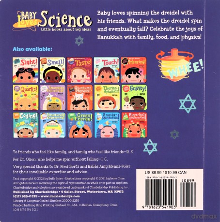 Baby Loves Angular Momentum on Hanukkah! (Baby Loves Science) - Ruth Spiro [KSIĄŻKA]