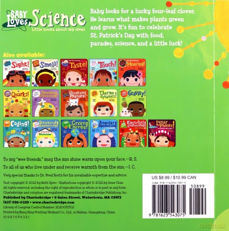 Baby Loves Photosynthesis on St. Patrick's Day! (Baby Loves Science) - Ruth Spiro [KSIĄŻKA]