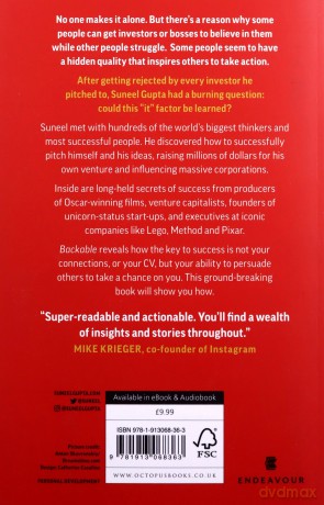Backable: The surprising truth behind what makes people take a chance on you - Suneel Gupta [KSIĄŻKA]