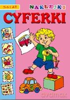 Naklejki - cyferki 5-6 lat [KSIĄŻKA]