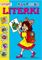 Naklejki - literki 6-7 lat [KSIĄŻKA]