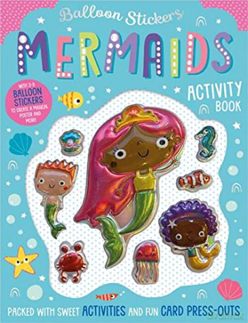 Balloon Stickers Mermaids Activity Book - Make Believe Ideas [KSIĄŻKA]