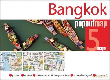 Bangkok Popout Map (PopOut Maps) - Popout Maps [KSIĄŻKA]