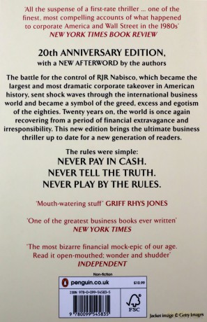 Barbarians At The Gate: The Fall of RJR Nabisco - Bryan Burrough [KSIĄŻKA]