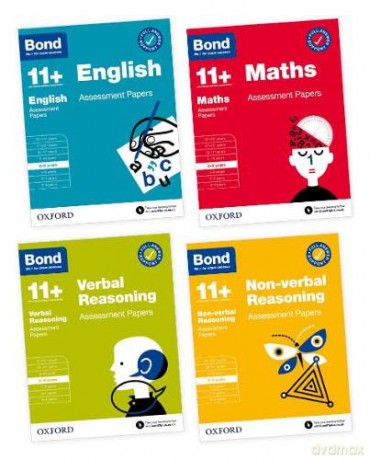 Bond 11+: Bond 11+ English, Maths, Non-verbal Reasoning, Verbal Reasoning Assessment Papers 8-9 years Bundle (Bond: Assessment Papers) [KSIĄŻKA]