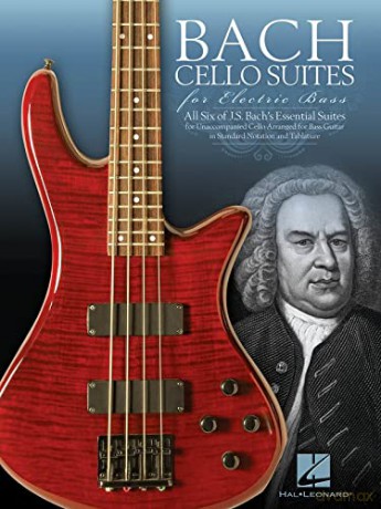 Cello Suites For Electric Bass - Johann Sebastian Bach [KSIĄŻKA]