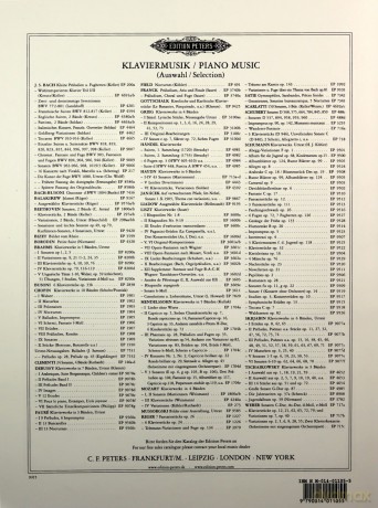 Czerny: 160 Eight-Bar Exercises, Op.821 for Piano: für Klavier (Edition Peters) - Carl Czerny [KSIĄŻKA]