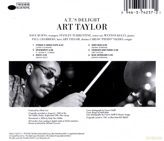 Art Taylor: A.T.'S Delight (RVG) [CD]