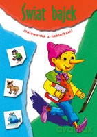 Świat bajek - malowanka z naklejkami [KSIĄŻKA]