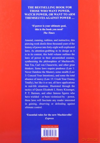 The 48 Laws Of Power: Robert Greene (The Modern Machiavellian Robert Greene) - Robert Greene [KSIĄŻKA]