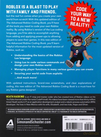 The Advanced Roblox Coding Book: An Unofficial Guide, Updated Edition: Learn How to Script Games, Code Objects and Settings, and Create Your Own World! (Unofficial Roblox) - Heath Haskins [KSIĄŻKA]