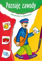 Poznaję zawody - malowanka z naklejkami [KSIĄŻKA]