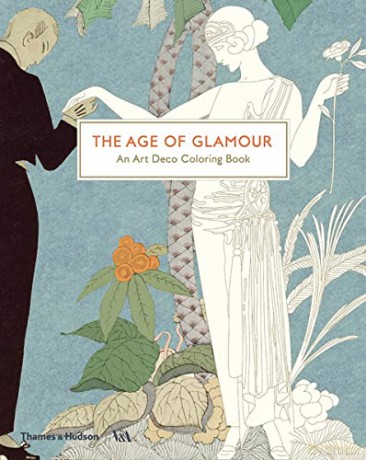 The Age of Glamour: An Art Deco Colouring Book - v&A [KSIĄŻKA]