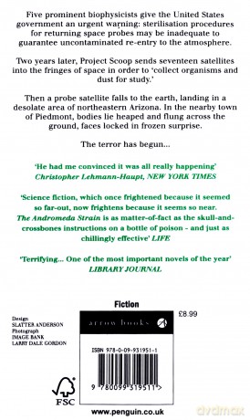 The Andromeda Strain - Michael Crichton [KSIĄŻKA]