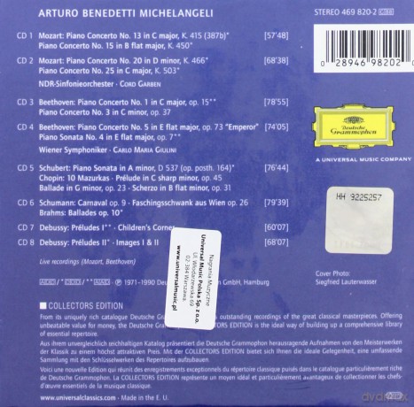 Arturo Benedetti Michelangeli: Arte Di Arturo Benedetti Michelangeli [8CD]
