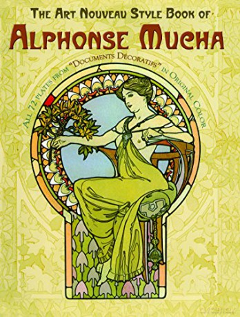 The Art Nouveau Style Book of Alphonse Mucha (Dover Fine Art, History of Art) - Alphonse Mucha [KSIĄŻKA]