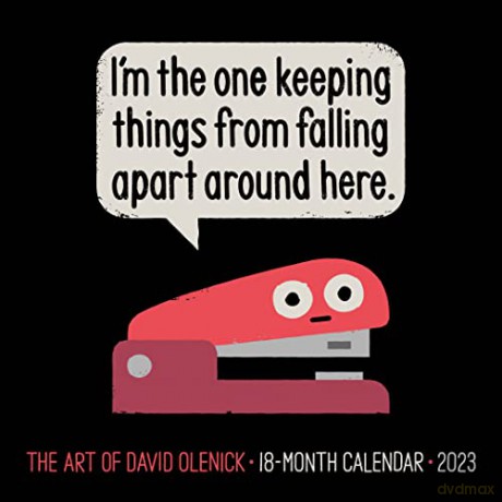 The Art of David Olenick 2023 Mini Wall Calendar [KALENDARZ]