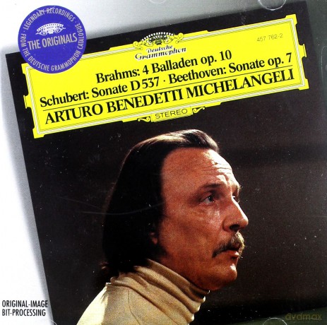 Arturo Benedetti Michelangeli: Brahms-Klaviersonate [CD]