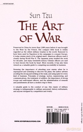 The Art of War (Dover Military History, Weapons, Armor) - Sun Zi [KSIĄŻKA]
