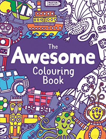 The Awesome Colouring Book (Buster Activity) - Jessie Eckel [KSIĄŻKA]