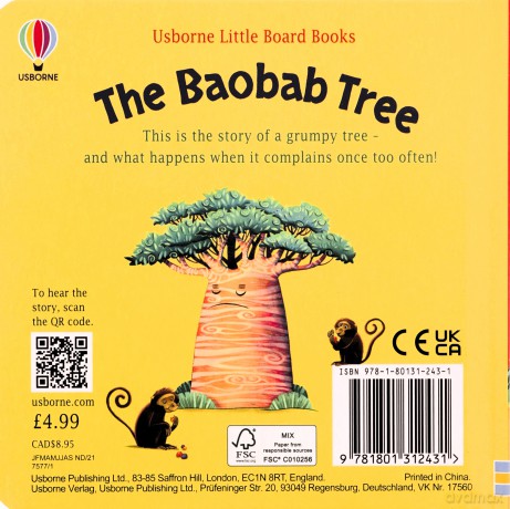 The Baobab Tree (Little Board Books) - Lesley Sims [KSIĄŻKA]