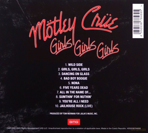 Motley Crue: Girls, Girls, Girls [CD]