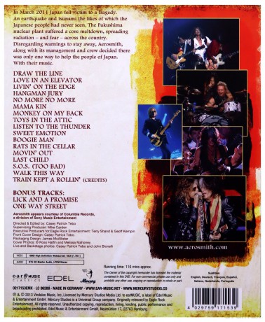 Aerosmith: Rock For The Rising Sun [Blu-Ray]