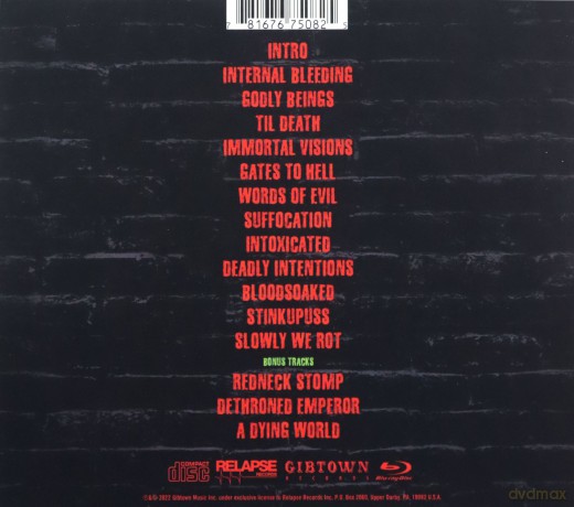 Obituary: Slowly We Rot Live And Rotting [Blu-Ray]+[CD]