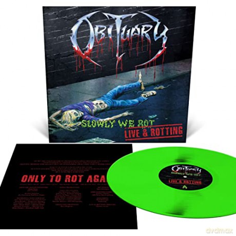 Obituary: Slowly We Rot Live And Rotting (Green) [Winyl]