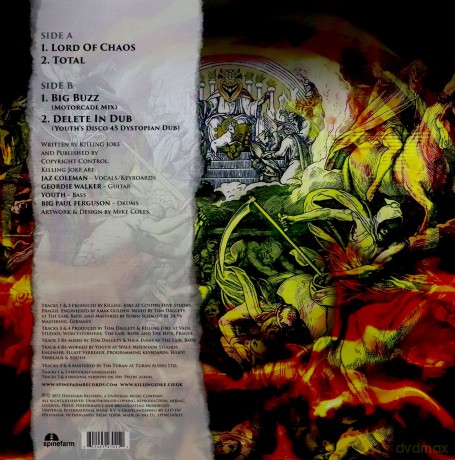 Killing Joke: Lord Of Chaos (Limited) (Green+Black Splatter) [Winyl]