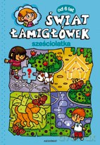Świat łamigłówek sześciolatka [KSIĄŻKA]