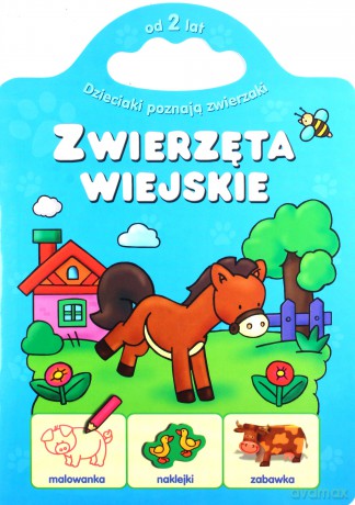 Dzieciaki poznają zwierzaki - Zwierzęta wiejskie [KSIĄŻKA]