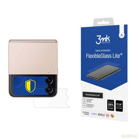 Szkło Hybrydowe do Samsung Galaxy Z Flip4 (Front) - 3mk FlexibleGlass Lite