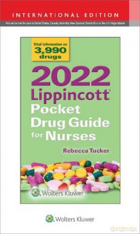 2022 Lippincott Pocket Drug Guide for Nurses 10th International Edition - Rebecca Tucker [KSIĄŻKA]