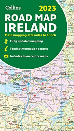 2023 Collins Road Map of Ireland: Folded Road Map (Collins Road Atlas) - Collins Maps [KSIĄŻKA]
