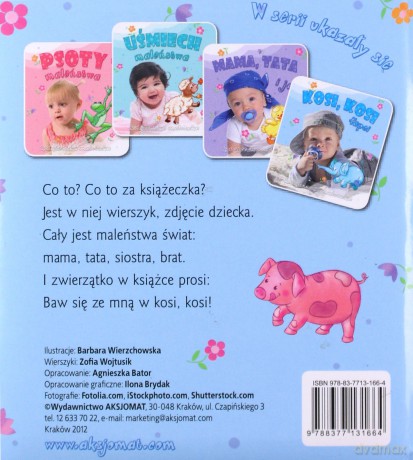 Książeczka maluszka. Kosi, kosi łapci. [KSIĄŻKA]