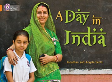 A Day in India: Band 06/Orange (Collins Big Cat) - Jonathan Scott [KSIĄŻKA]